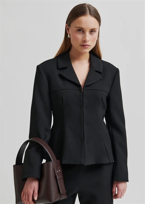 Leata leather bag Chocolate Plum Second Female 